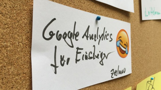 Session "Goolge Analytics für Einsteiger" bei der Barcamp-Session-Planung